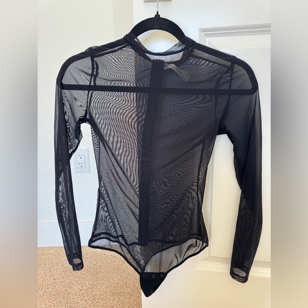 Undress Code Black Mesh Bodysuit